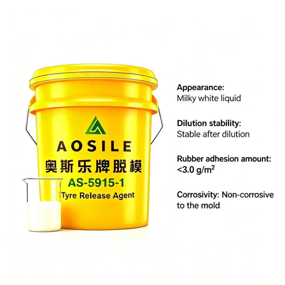 Rubber tyres release agent
