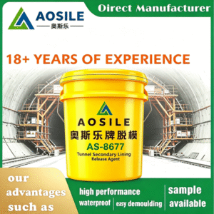 Aosile AS-8677 Tunnel Secondary Lining Concrete Release Agent Manufacturer