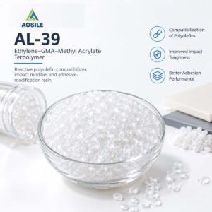 Ethylene GMA Methyl Acrylate Terpolymer Reactive Polyolefin Compatibilizer for Polymer Blends